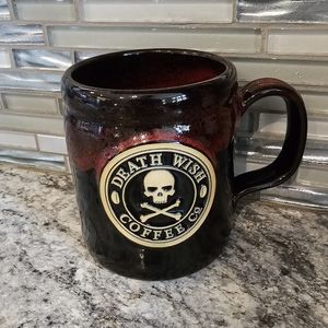 Death Wish Coffee Mug 2016 stoneware collectible